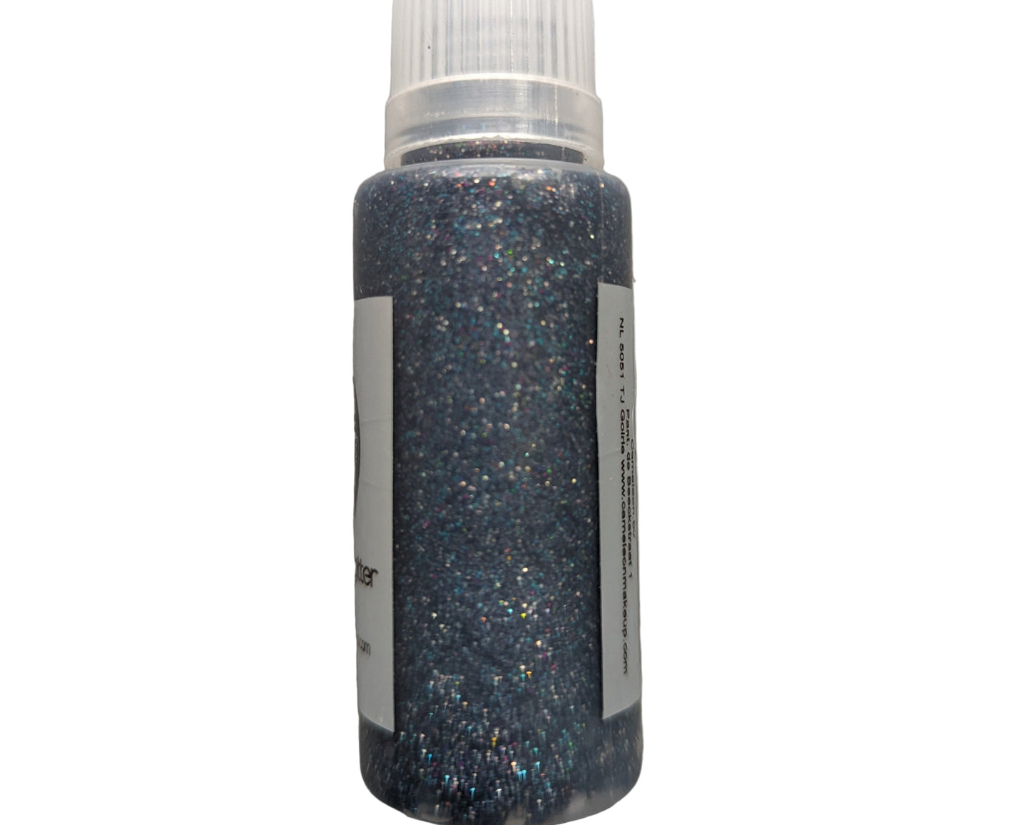 Glitter Gel "DunkelSilber"