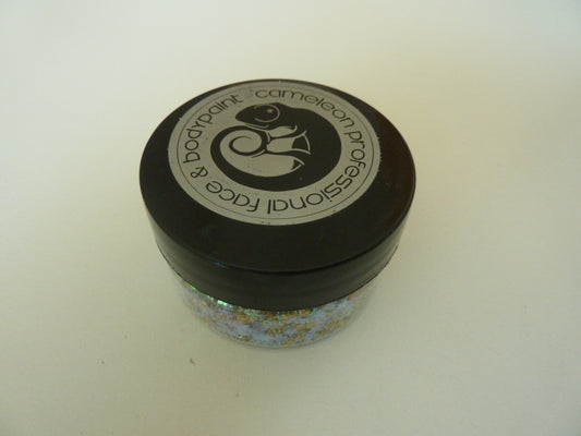 Loser Glitzer, grün-gold