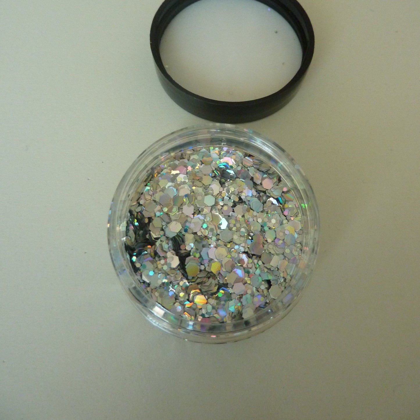 Loser Glitzer, silber