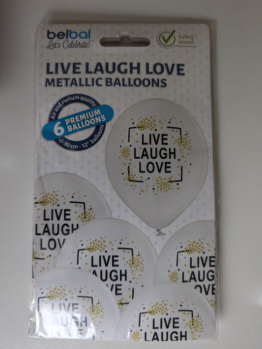 Ballons "Live & Love"