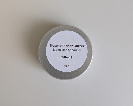 Bio Glitzer, Silber S
