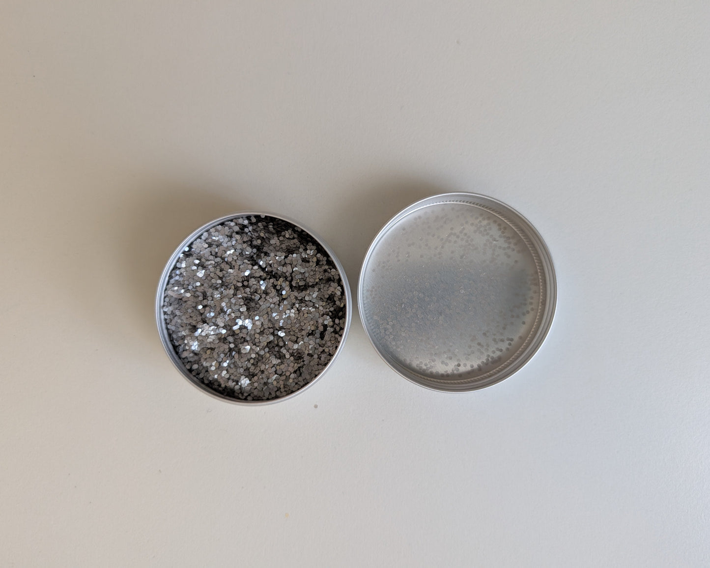 Bio Glitzer, Silber M