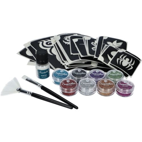 Glitzer Tattoo Set "Big Party"