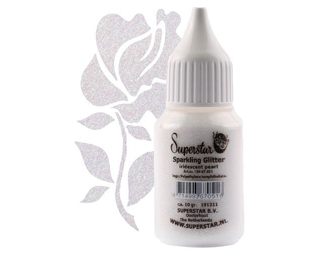 Glitter Sparkling "Weiss"