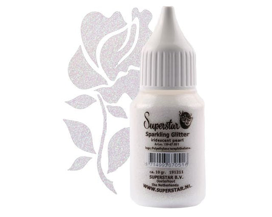 Glitter Sparkling "Weiss"