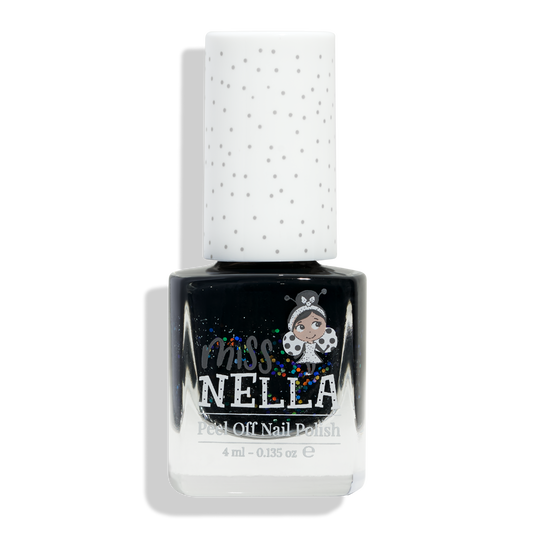 Nagellack Black Glitter