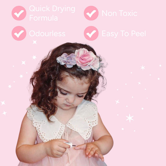 Nagellack Pink Fine Glitter