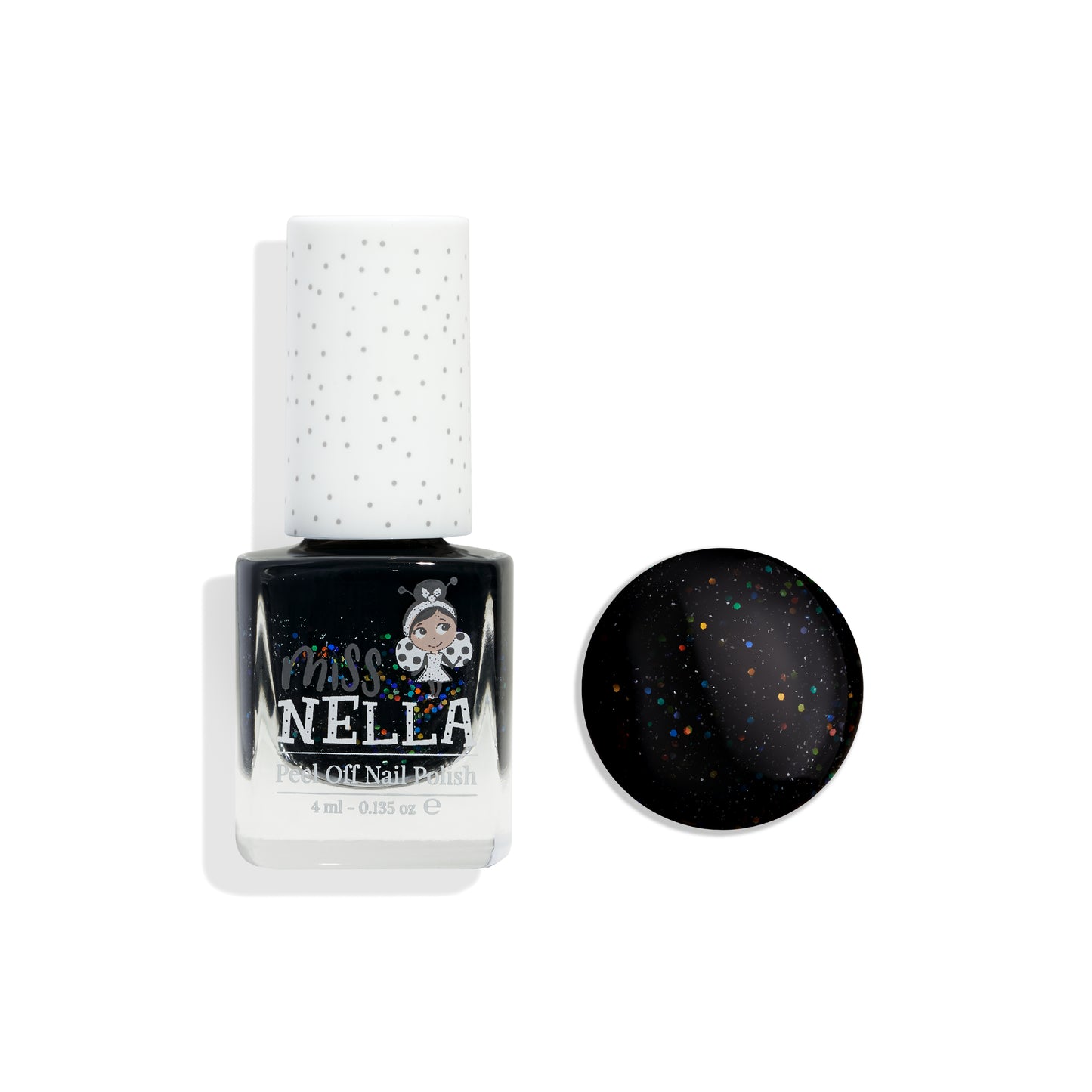 Nagellack Black Glitter