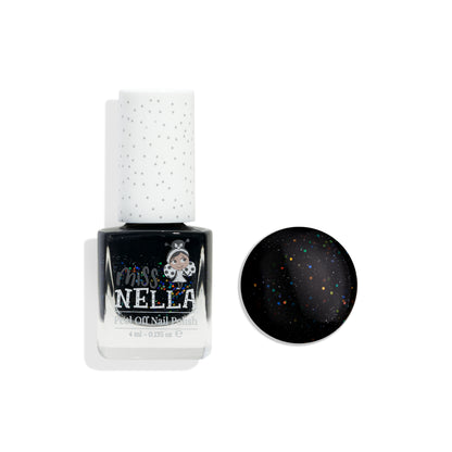 Nagellack Black Glitter