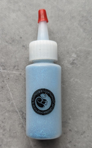 Glitter Poofer, blau