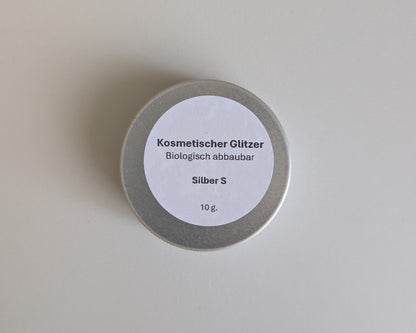 Bio Glitzer, Silber S