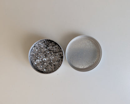 Bio Glitzer, Silber M