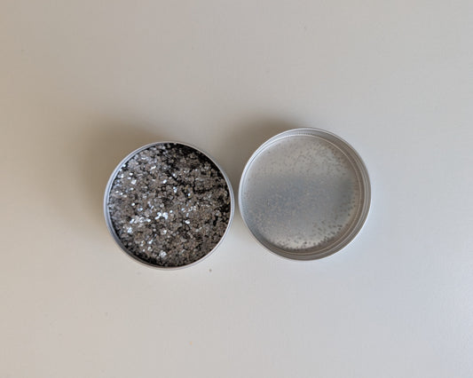 Bio Glitzer, Silber M