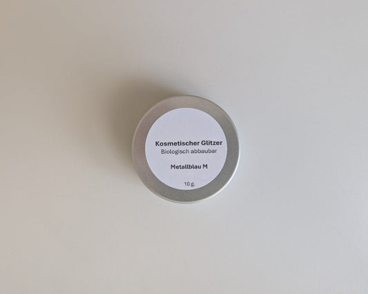 Bio Glitzer, Metallblau M