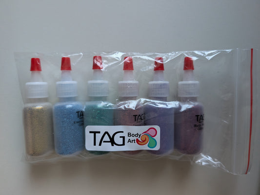 TAG Glitzer Set "Rainbow"