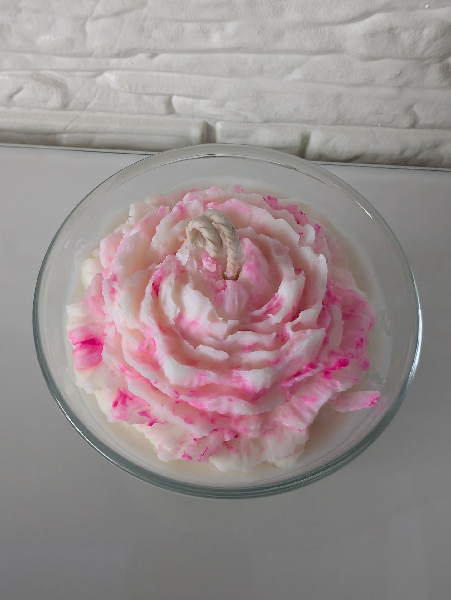 Duftkerze "Rosenduft" rosa